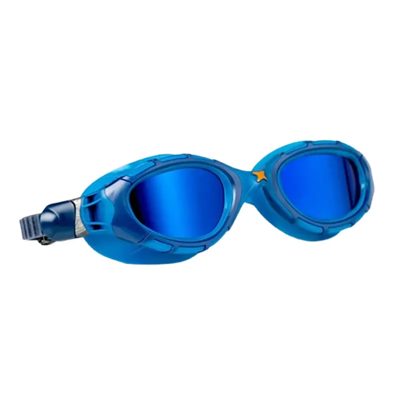 Zoggs Predator Flex Swimming Goggles Titanium Blue/Blue/Mirrored Blue Regular-2