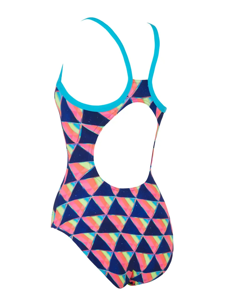 Zoggs Women's Ecofeel Strikeback Swimsuit Divine-1