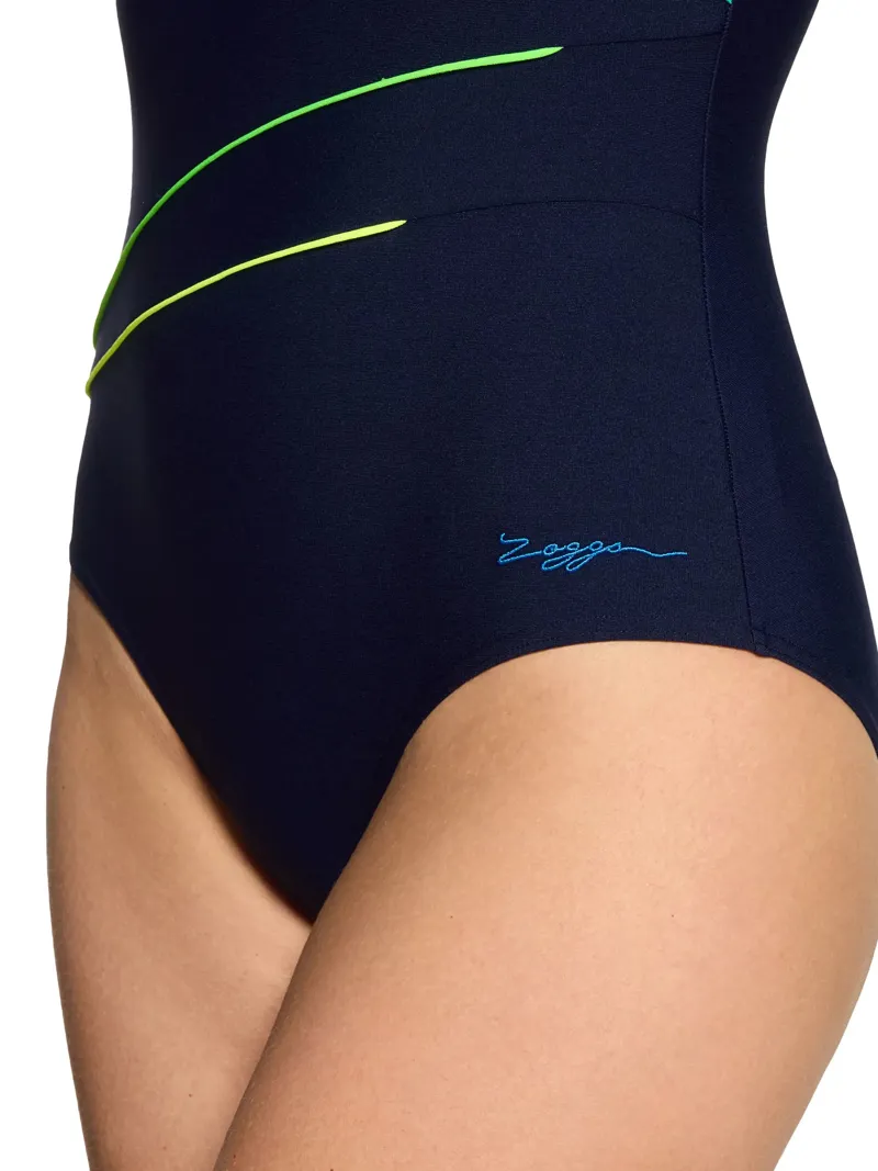 Zoggs Womens Octane Adjustable Macmasters Scoopback Swimsuit-5