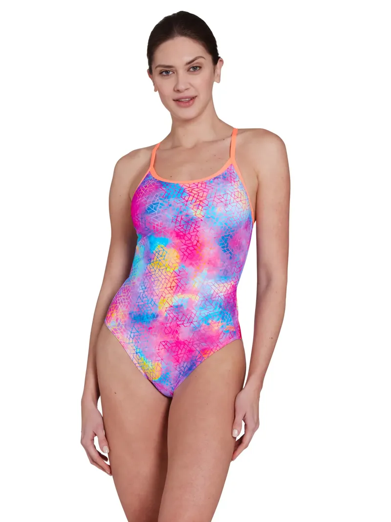 Zoggs Women's Paradox Sprintback Swimsuit-2