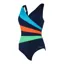 Zoggs Women's Wrap Panel Adjustable Classicback Swimsuit Elegance