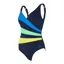 Zoggs Women's Wrap Panel Adjustable Classicback Swimsuit Sea Frond