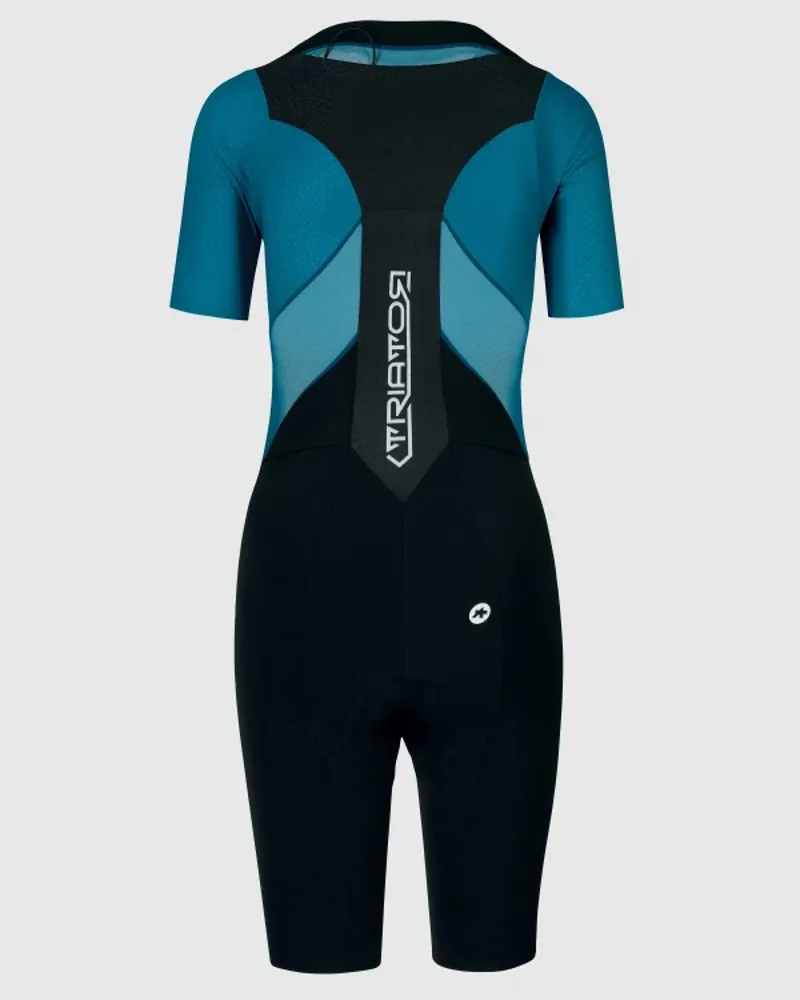 Assos Womens Triator SS Speedsuit - Blue-4