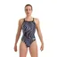 Arena Marbled Lightdrop Back Womens Swimsuit - Black/Multi