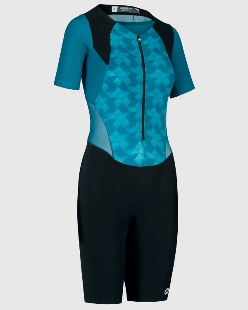 Assos Womens Triator SS Speedsuit - Blue-2