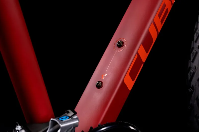 Cube Nature Hybrid Bike in Red-3