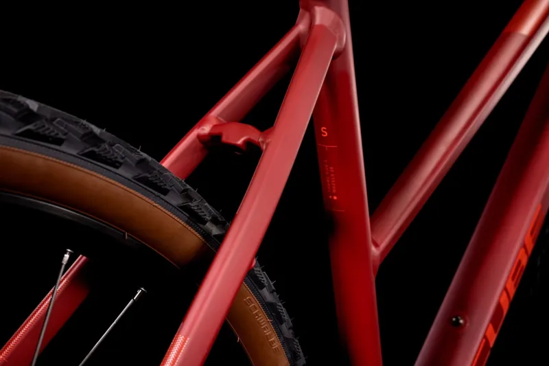 Cube Nature Hybrid Bike in Red-5