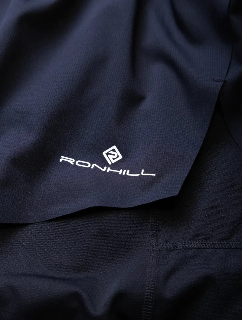 Ronhill Men's Tech Distance Twin Short All Black-8