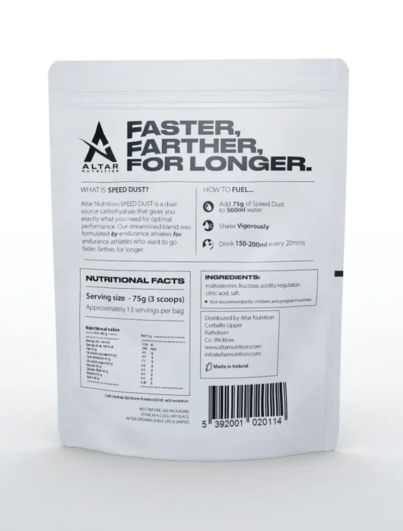 Altar Nutrition Speed Dust Lemon Soda 1kg-2