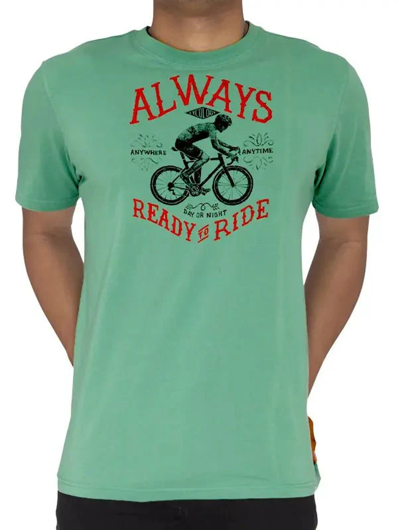 Cycology Always Ready to Ride T Shirt