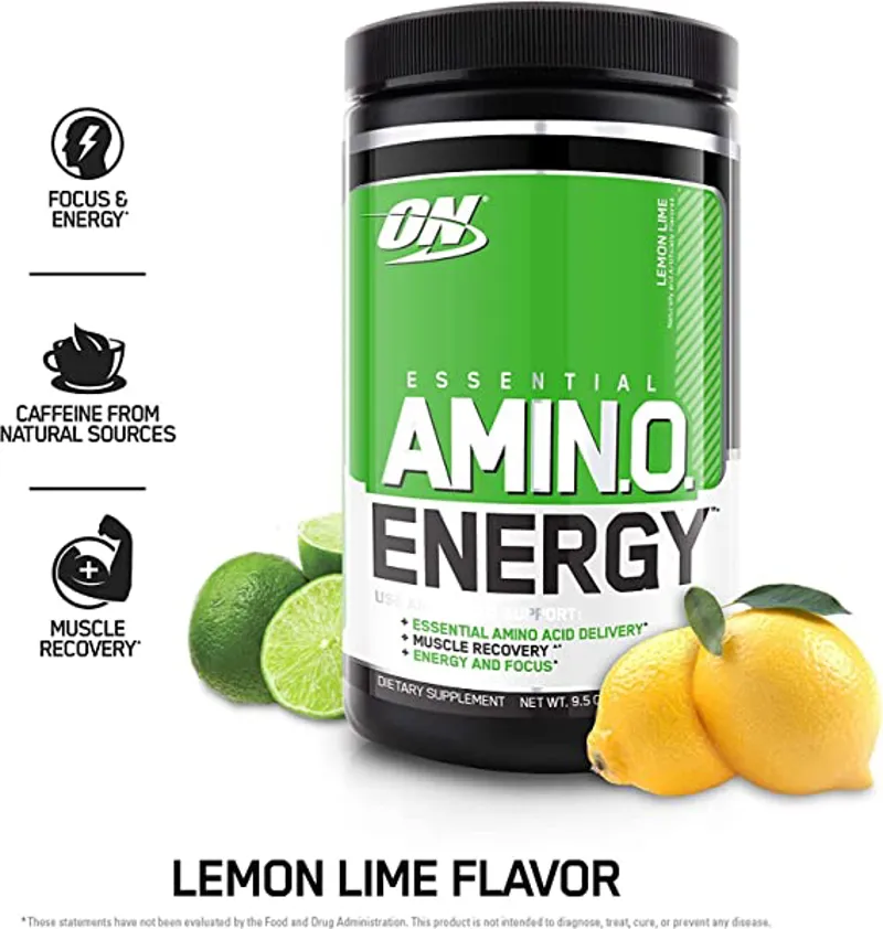 Optimum Nutrition Amino Energy Powder 270g/30 Servings Lemon Lime