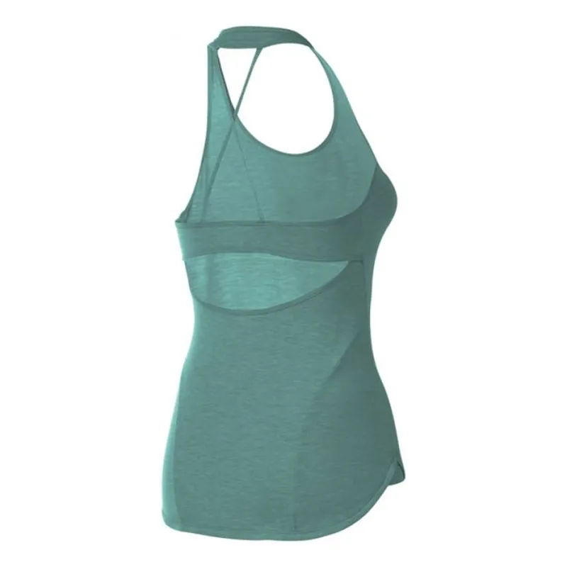 Asics Women's Crossback Tank Top Green-1