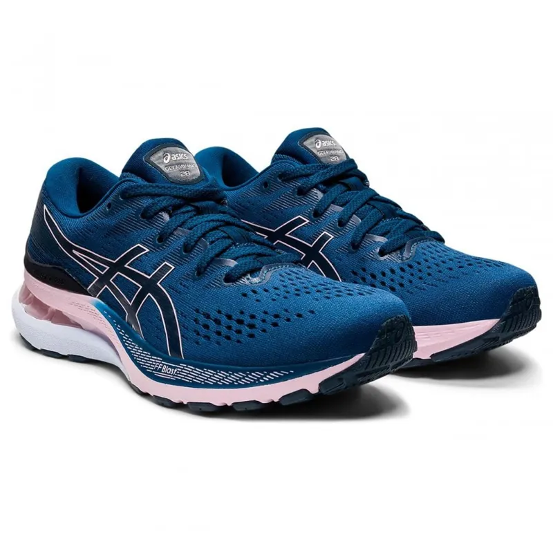 Asics Women's GEL-KAYANO 28 Blue/Rose-2