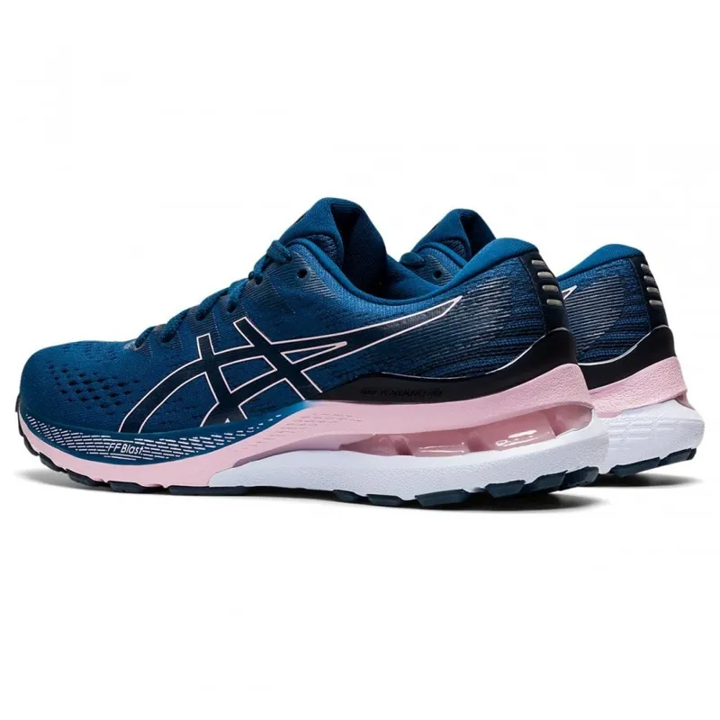 Asics Women's GEL-KAYANO 28 Blue/Rose-3
