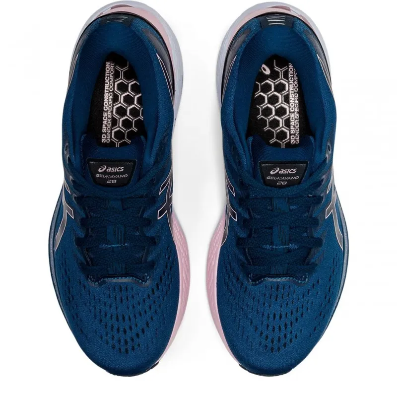 Asics Women's GEL-KAYANO 28 Blue/Rose-4