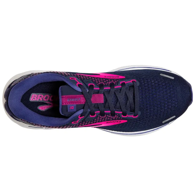 Brooks Women's Ghost 14 - Peacoat/Pink UK 9.5-4