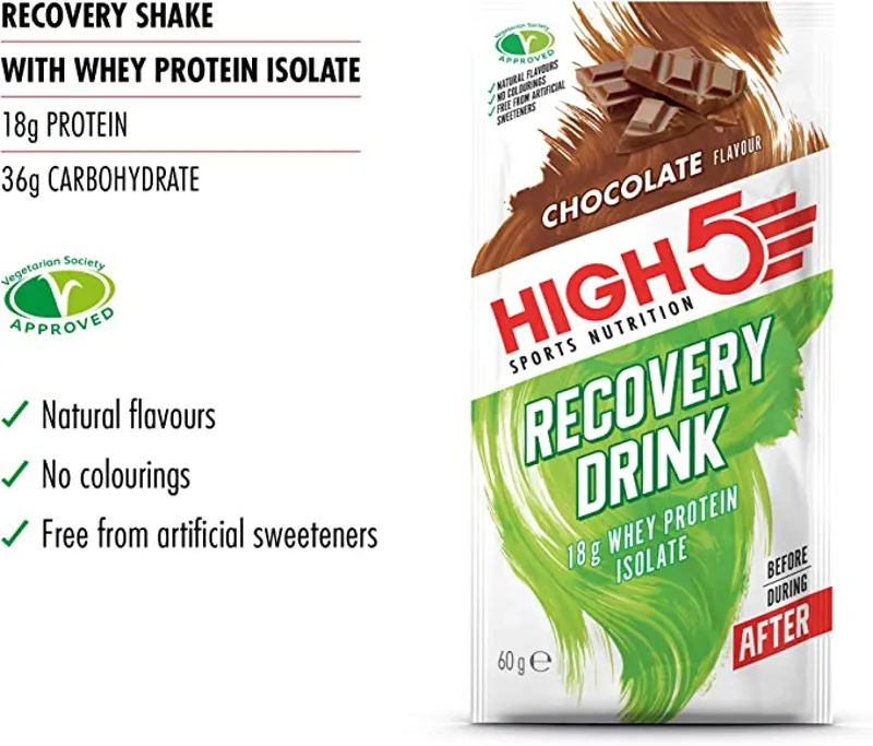 High5 Protein Recovery Drink Box Chocolate-1