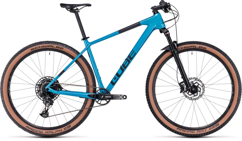 Cube: Reaction C:62 ONE Mountain Bike - Aquamarine/Black-1