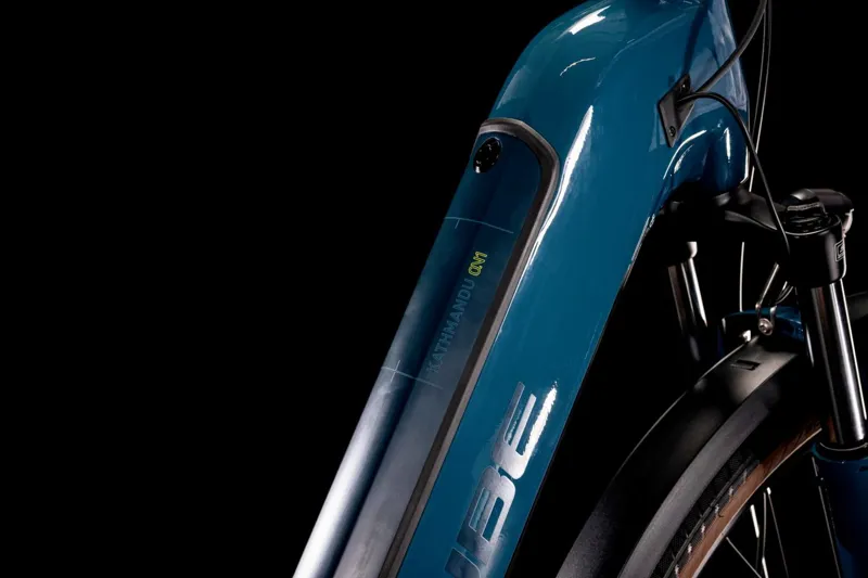 2022 Cube Kathmandu Hybrid One 625 Electric Bike in Blue-4