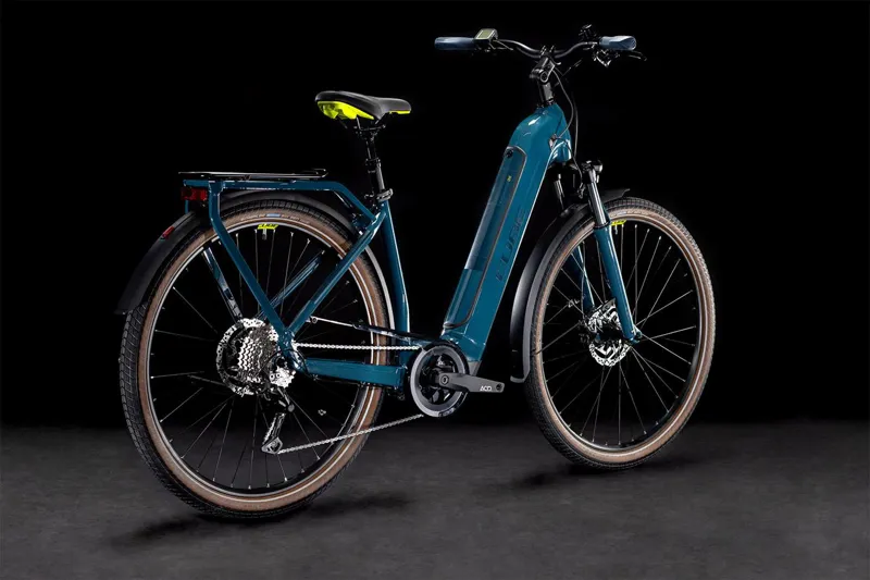 2022 Cube Kathmandu Hybrid One 625 Electric Bike in Blue-5