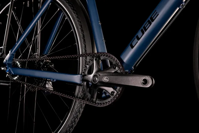 2022 Cube Travel Exc Hybrid Bike in Blue-3