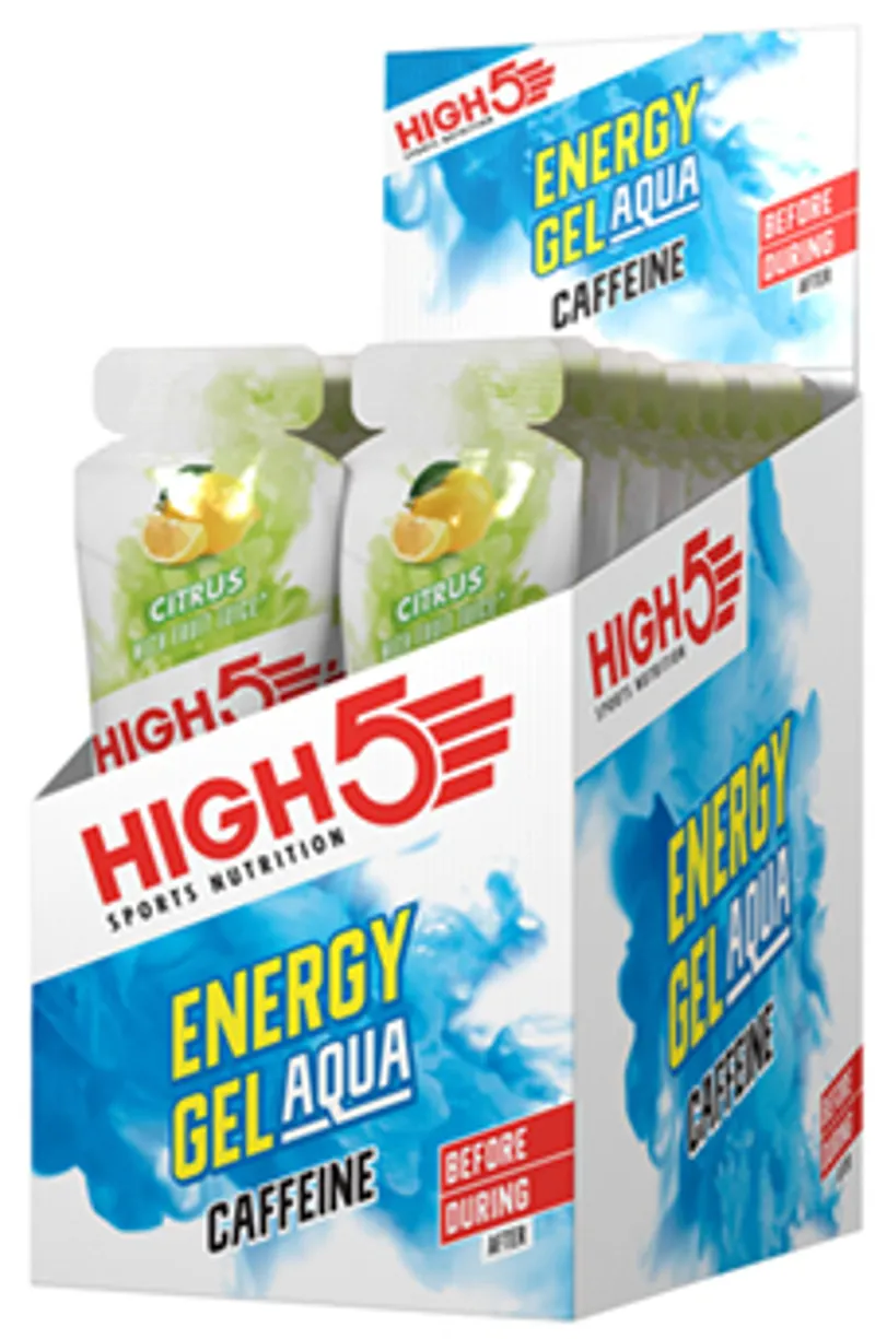 DO NOT USE-OLD High5 Aqua Gel Caffeine Box Citrus