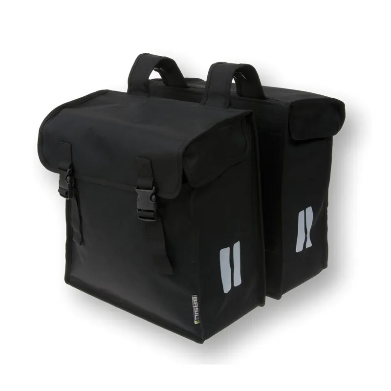 Basil Mara XXL Double Bicycle Bag Black