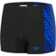 Speedo Junior Allover Aquashort Black/Blue 30