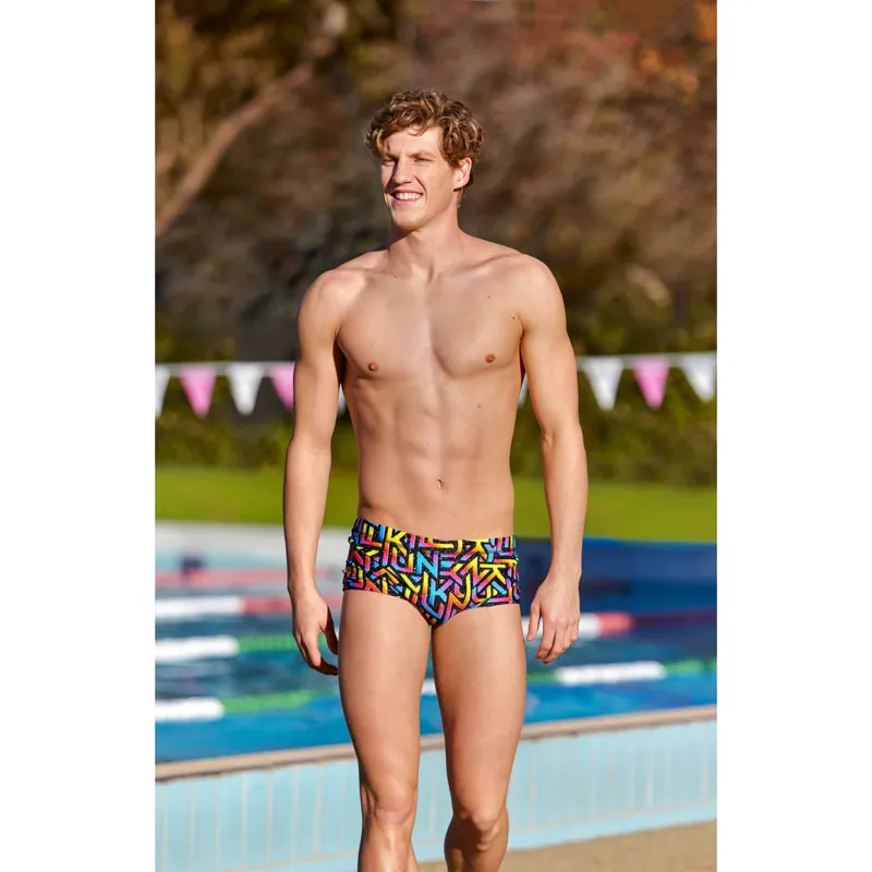 Funky Trunks Men s Plain Front Swim Trunks Brand Galaxy