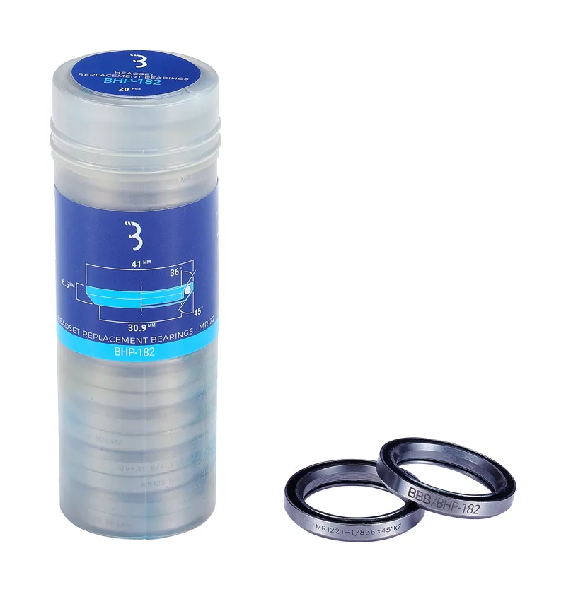 BBB 1.1/8in 41.0x6.5mm Headset Bearings in Silver