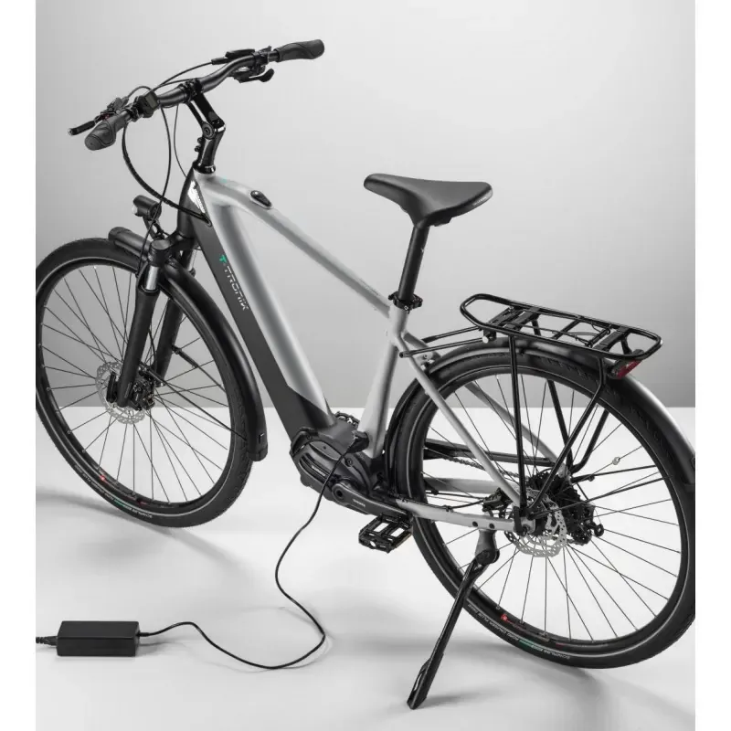 Bianchi T-TRONIK T DB X5/X7 9S E6100 Urban Gray / Dark Graphite Full Matt Bike-3