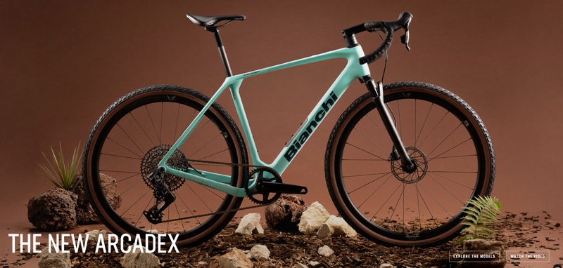 Bianchi Arcadex Comp Carbon Gravel Bike with Apex 1x12 speed Celeste / Graphite Glossy-1