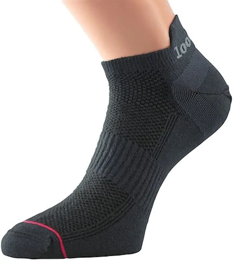 1000 Mile: Trainer Liner Sports Socks - Black-1