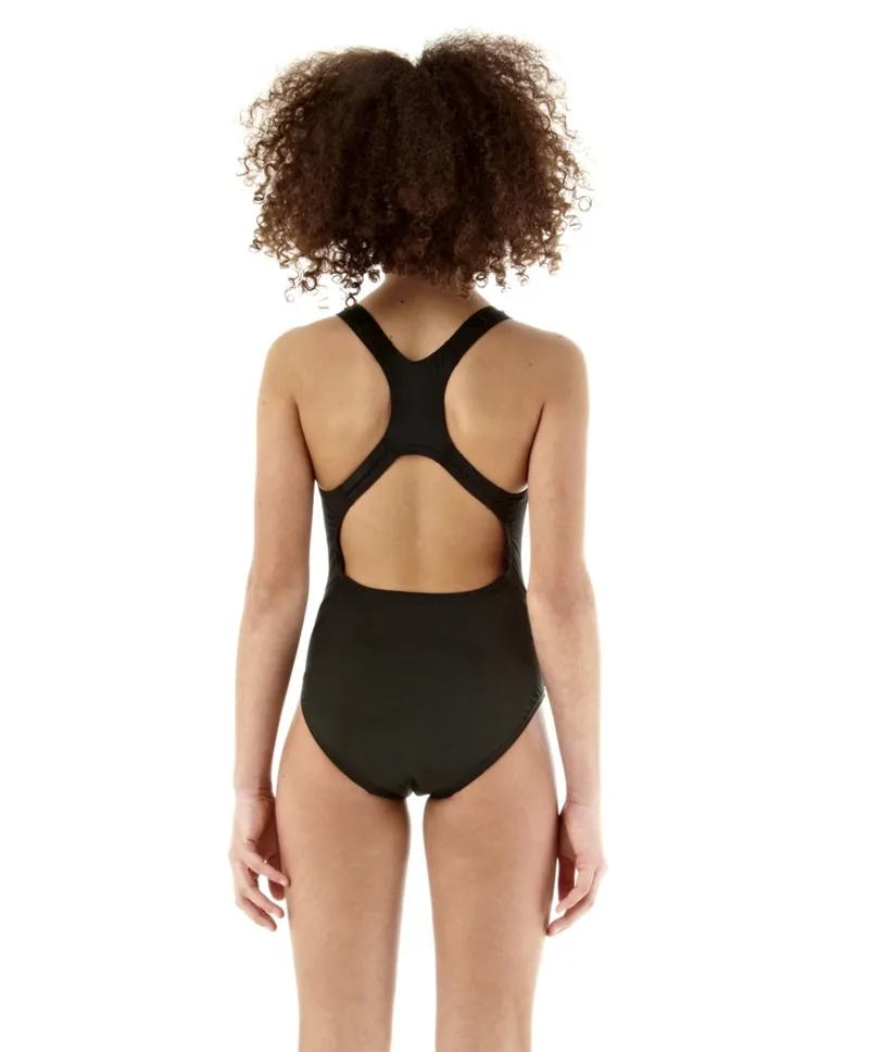 Speedo Girl's Essential Endurance Medalist Swimsuit - Black-3