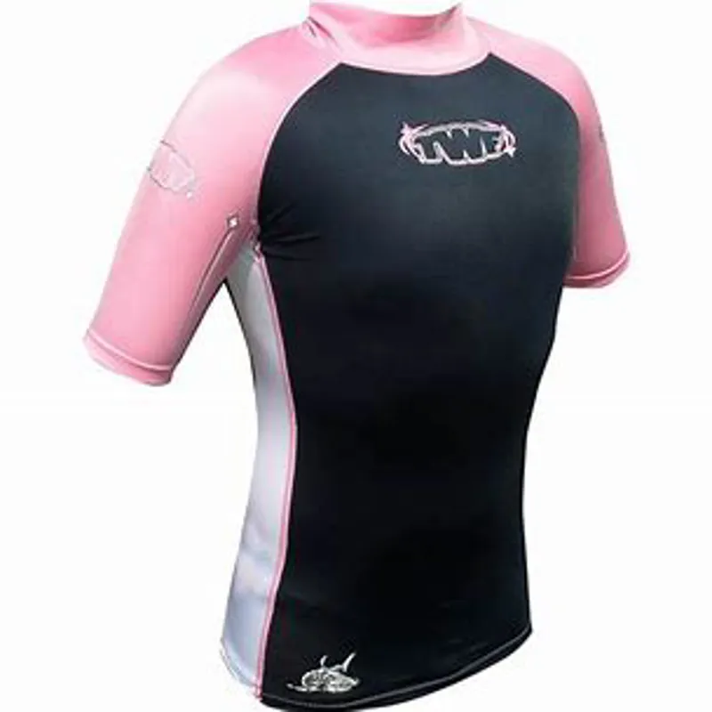 TWF: Rash Junior Vest - Black/Lilac