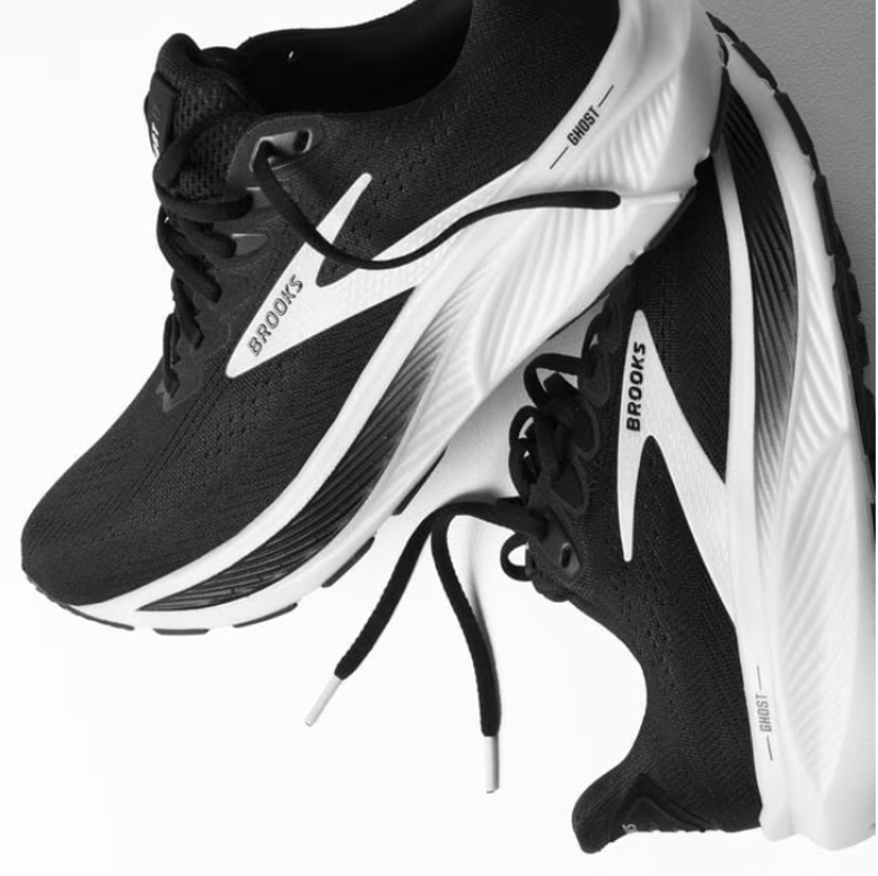 Brooks Men's Ghost 17 Black/Grey/White-1