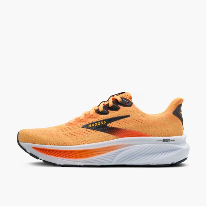 Brooks Men's Ghost 17 Blazing Orange/Yellow/Ebony-7