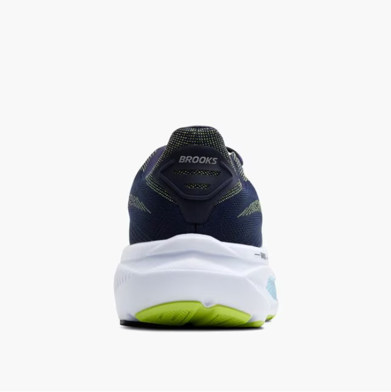 Brooks Men's Ghost 17 WIDE - Peacoat/Lime/Blue-6