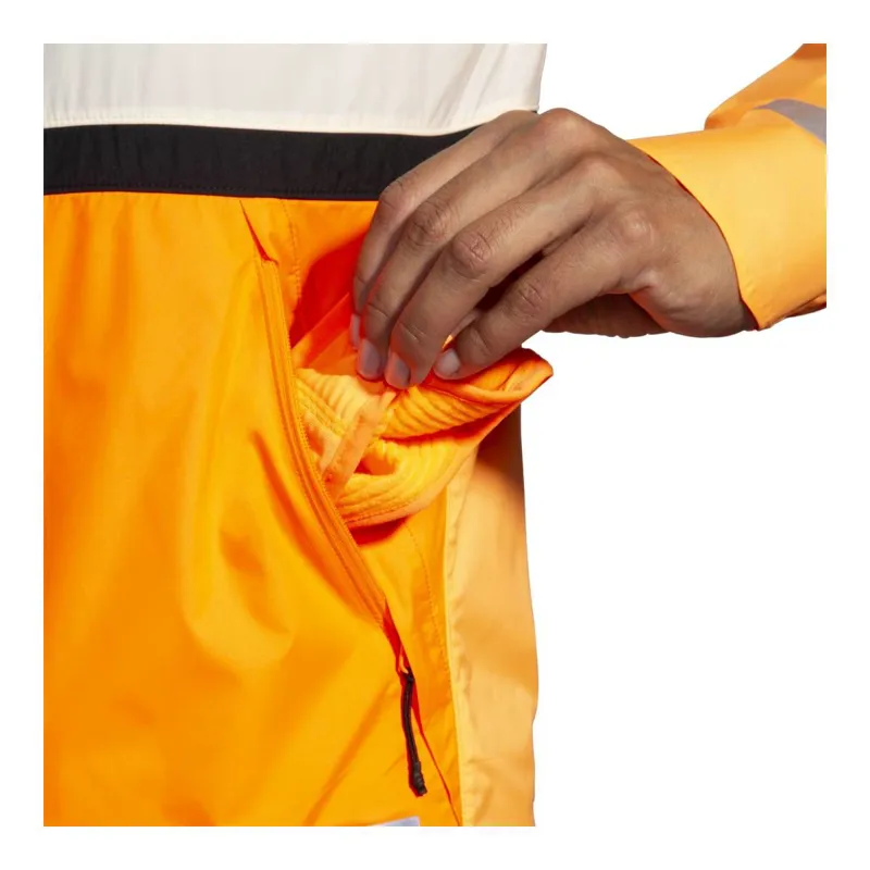 Brooks Women's Run Visible Jacket 2.0 Ecru/Fluoro Flash/Black-4