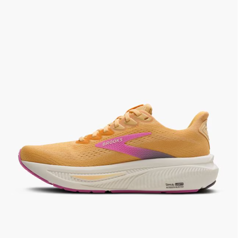 Brooks Women's Ghost 17 Apricot/Grey/Pink-4
