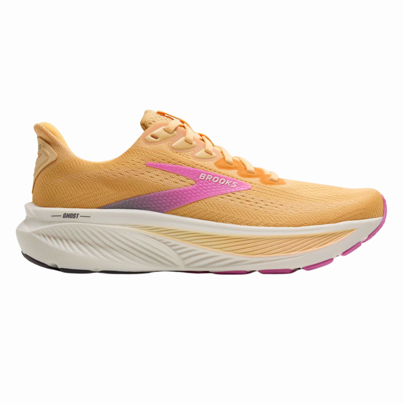 Brooks Women's Ghost 17 Apricot/Grey/Pink