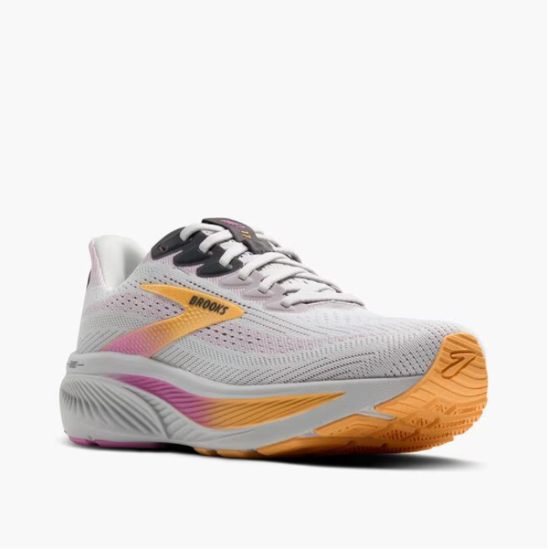 Brooks Women's Ghost 17 Oyster/Apricot/Pink-2