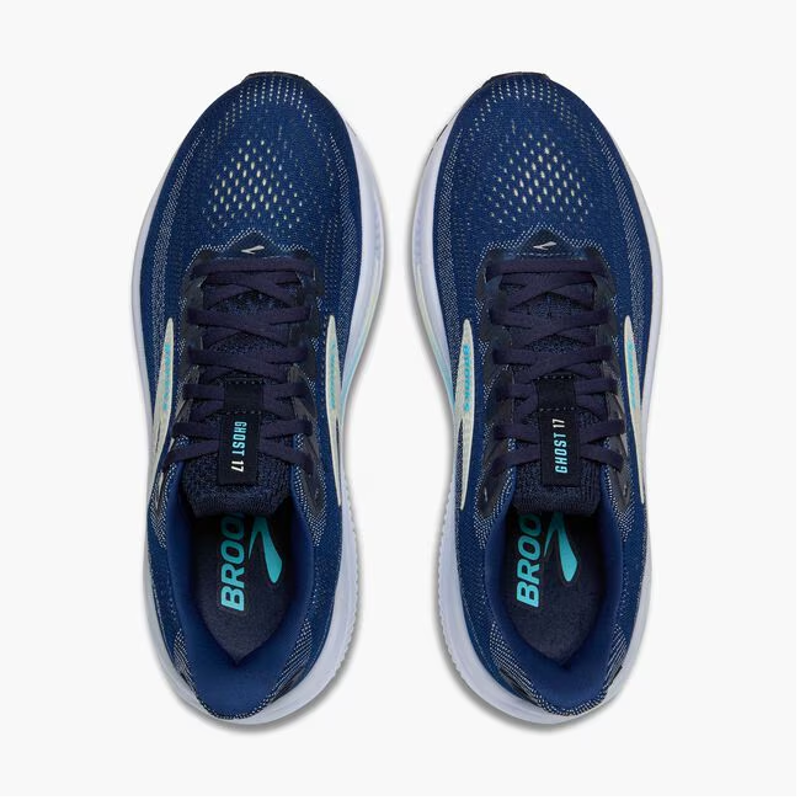 Brooks Women's Ghost 17 Navy/Green/Turquoise-3