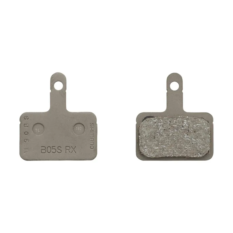 Shimano Spares BRBX B05S Disc Brake Pads and Spring - Steel Backed/ Resin/Black 