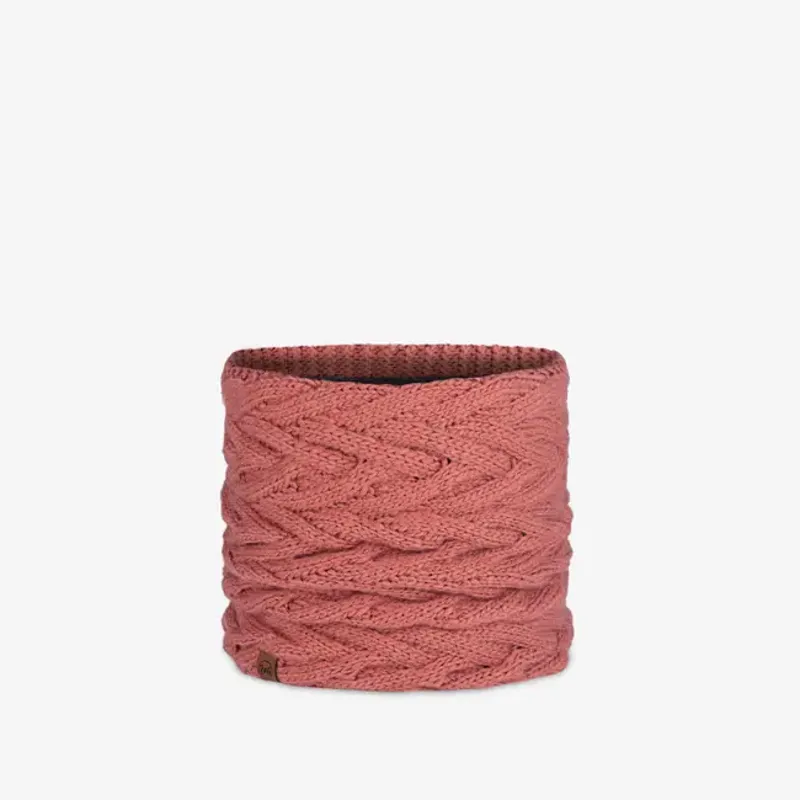 Buff Knitted and Polar Neck Warmer Caryn Crimson