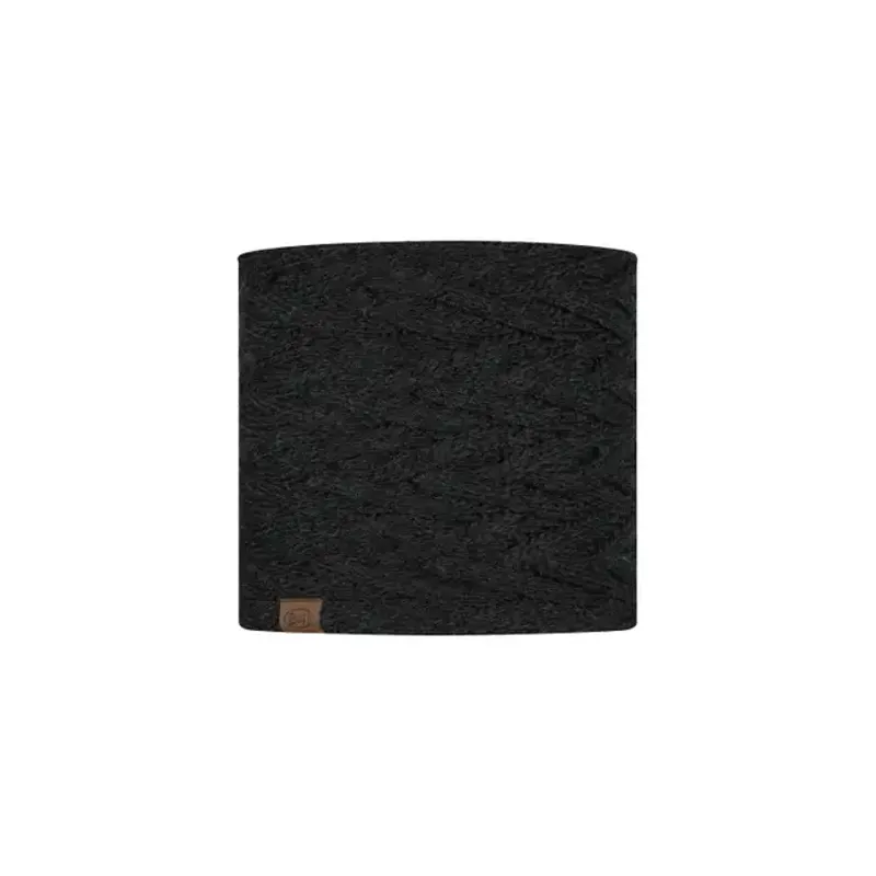 Buff Knitted and Polar Neck Warmer Caryn Graphite