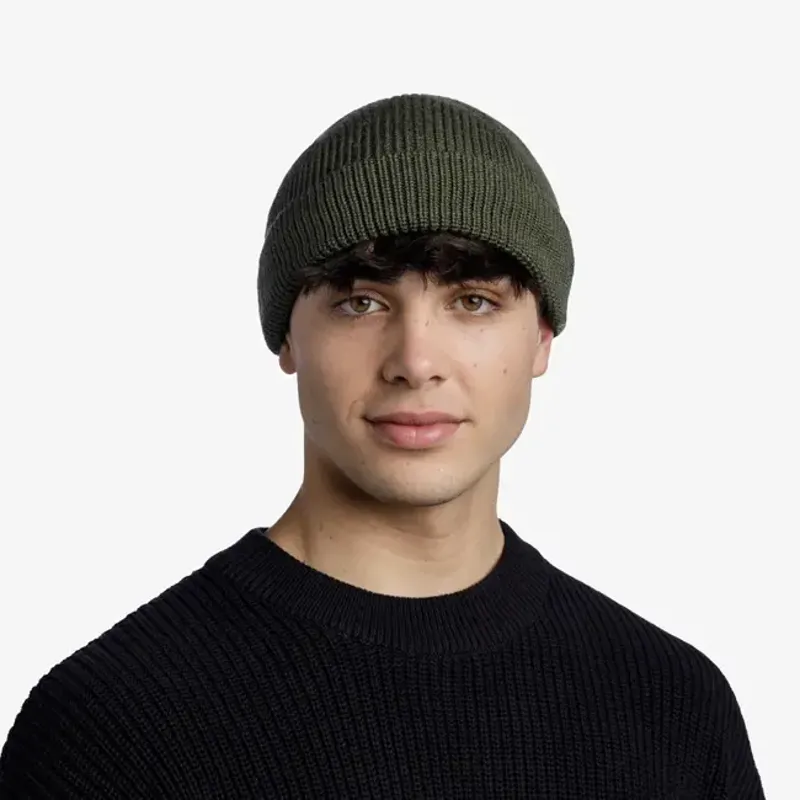 Buff Knitted Beanie Ervin Forest