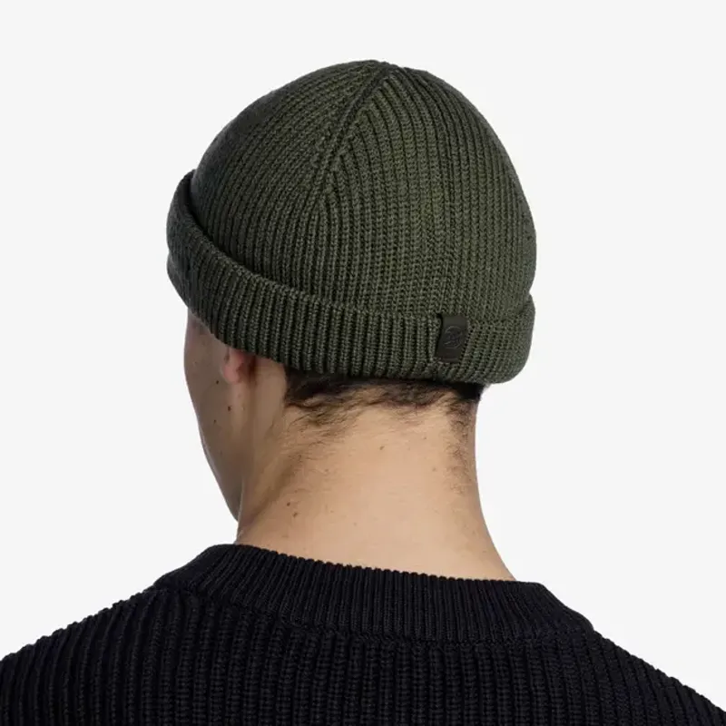 Buff Knitted Beanie Ervin Forest-4