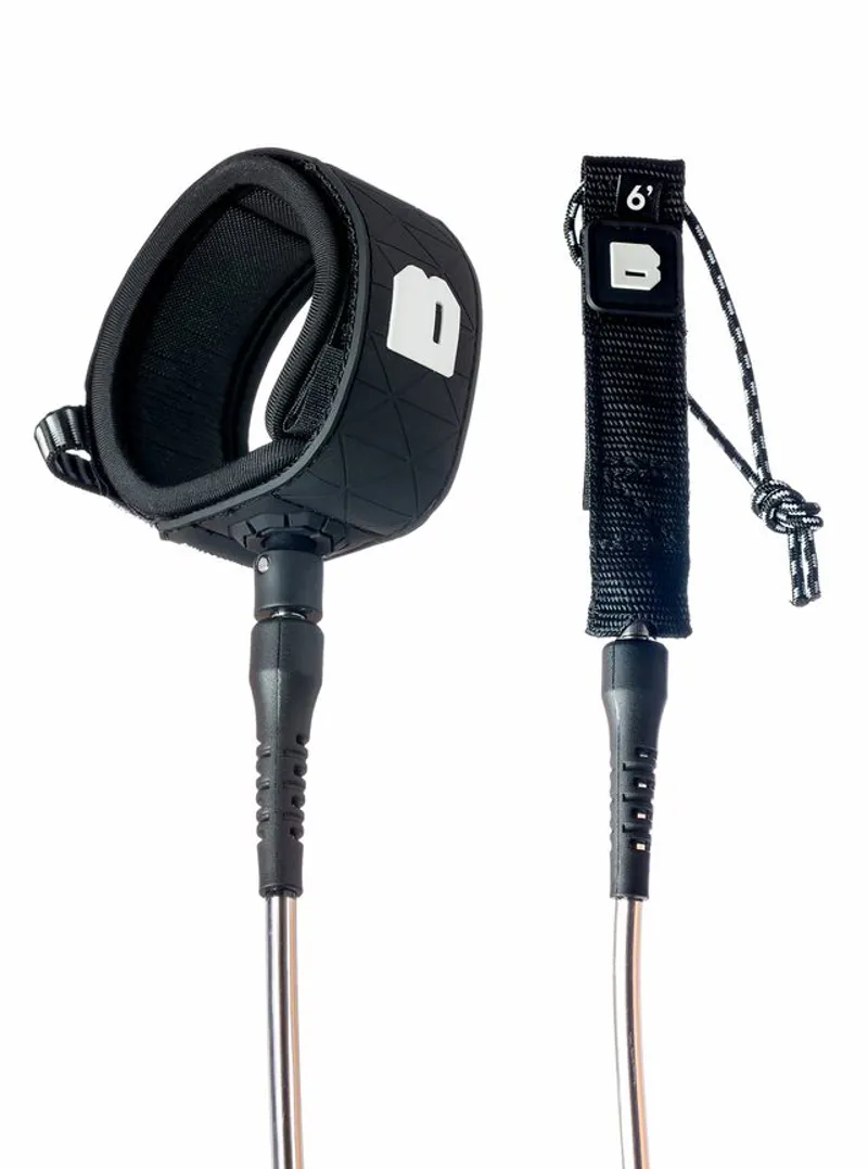 Bulldog Session Leash Ankle 8 foot Black/White-1