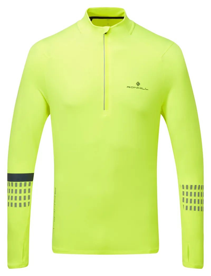 Ronhill Men's Tech Afterhours 1/2 Zip Tee Yellow
